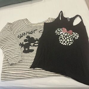 Women’s Disney shirts, size M